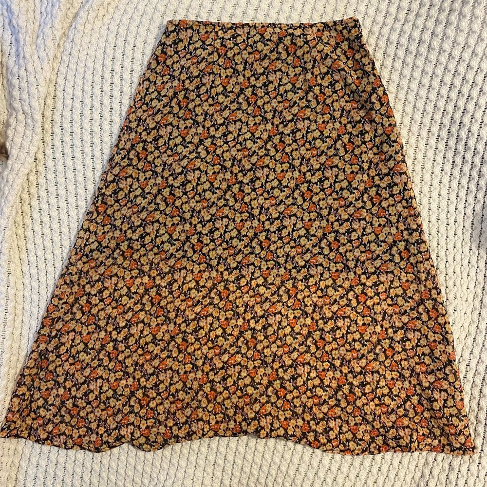 Floral Wednesdays Girl Midi Skirt